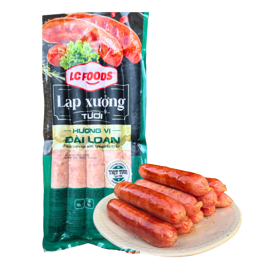 Lạp xưởng tươi vị Đài Loan LC Food gói 700g 0